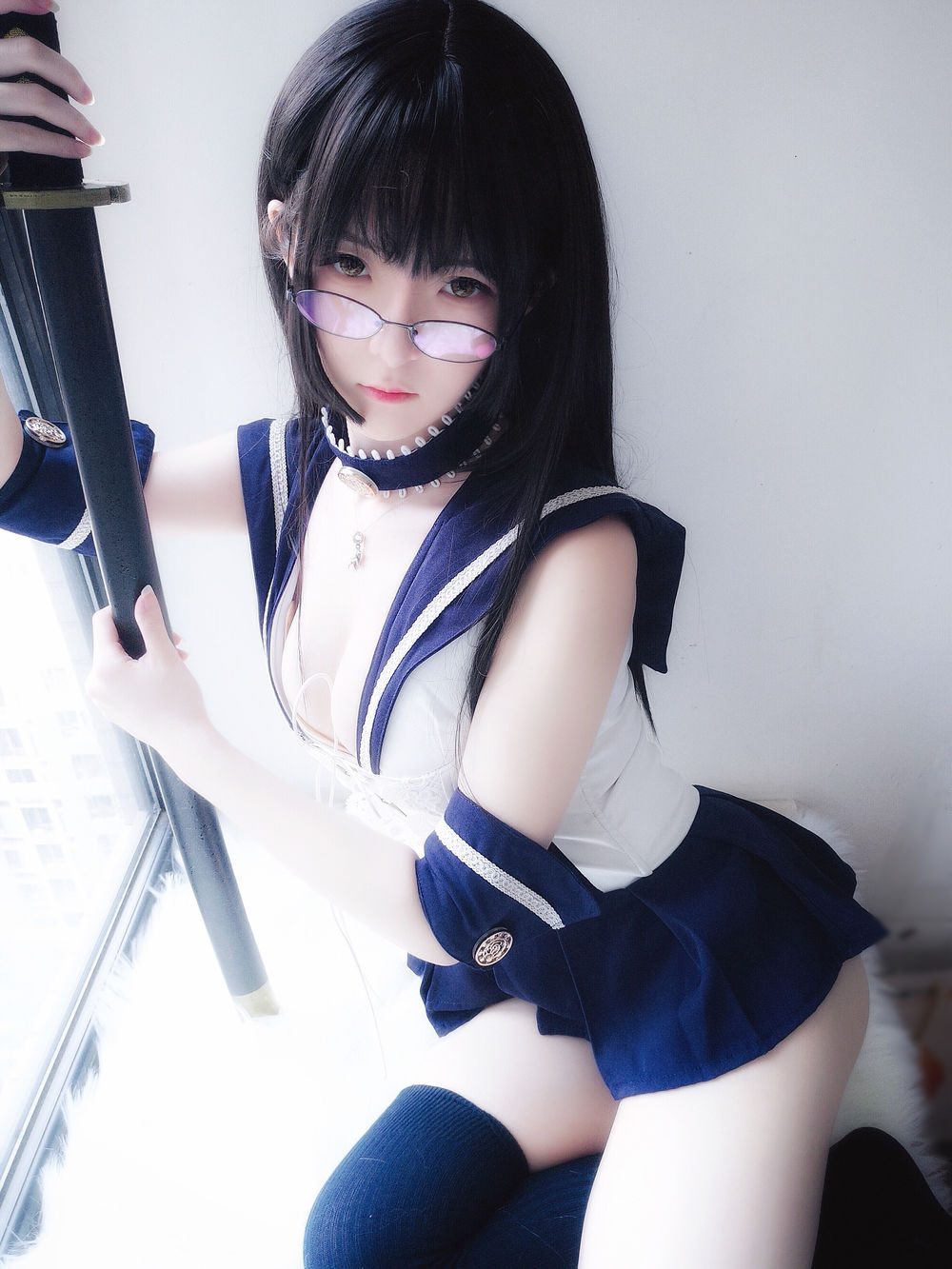 一小央泽No.004-武士刀与水手服 [20P]-图云谷