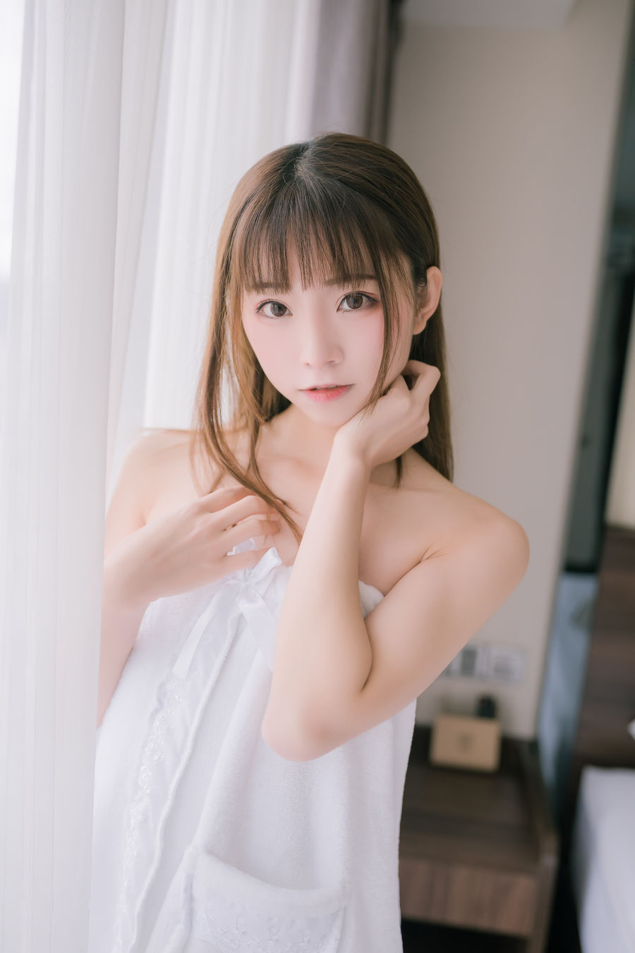 图片[1]-No.010-纯白浴巾 [44P]-飞图屋