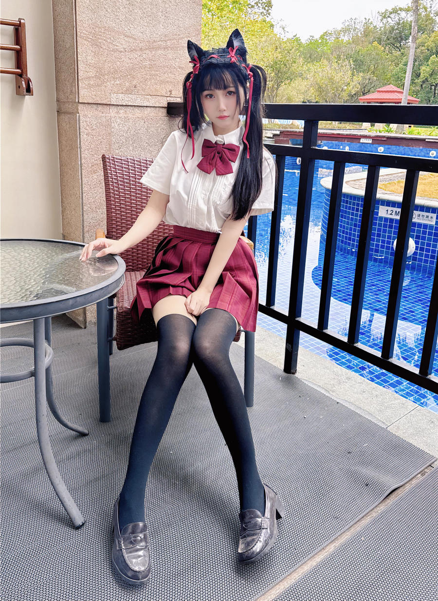 图片[1]-No.046 – 温泉双马尾JK [22P 1V]-飞图屋
